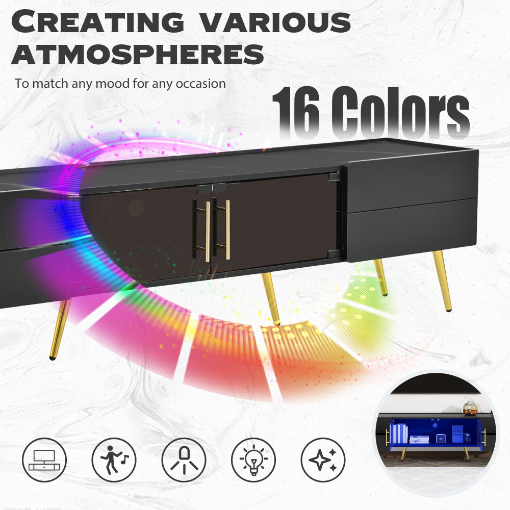 Evelynn TV Stand (Black)