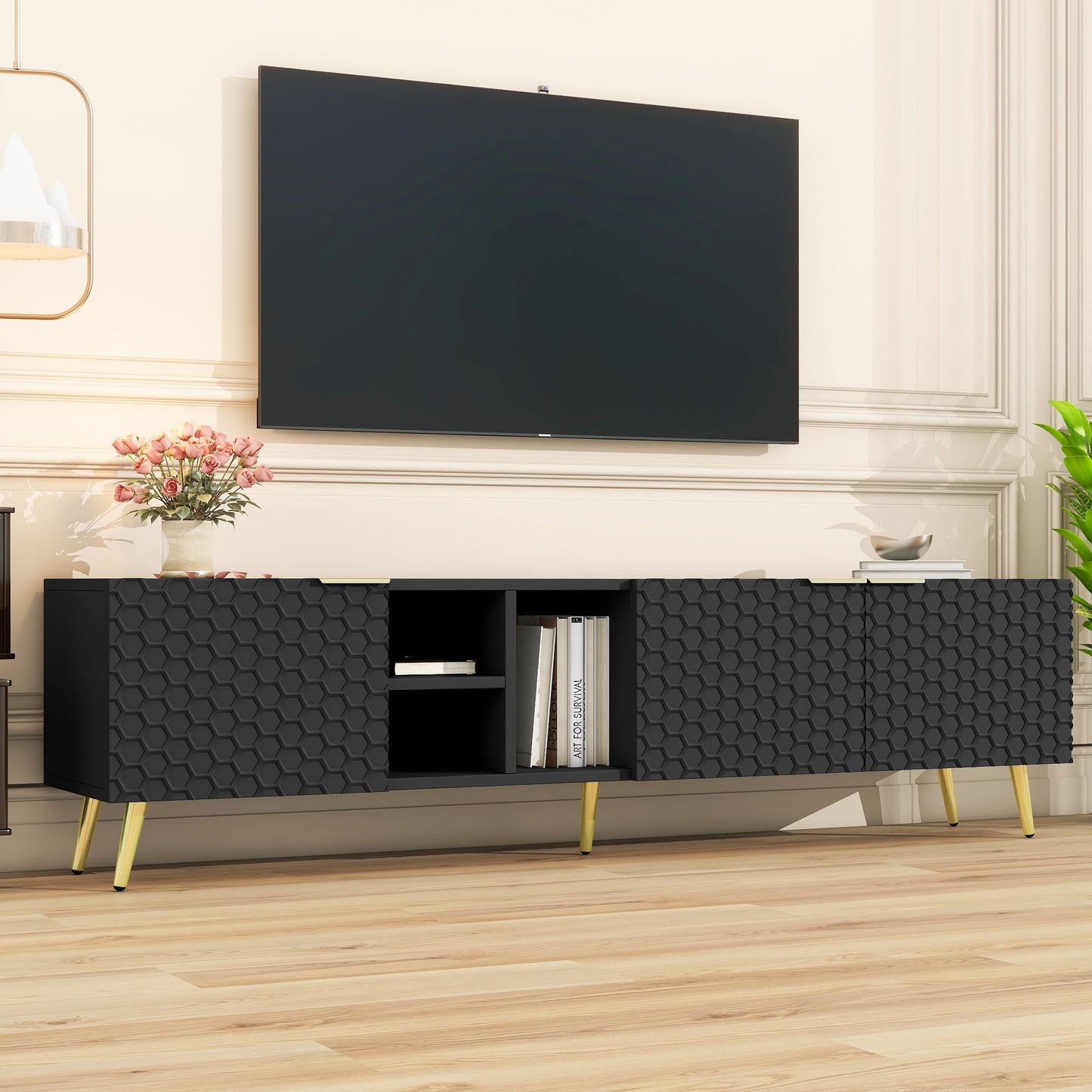 Ayla TV Stand (Black)