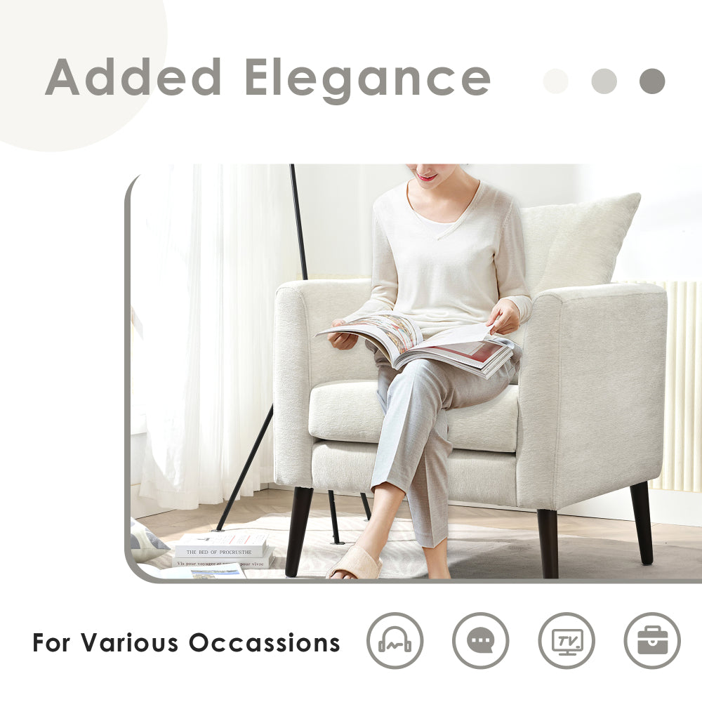 Athena Lounge Chair (Beige)