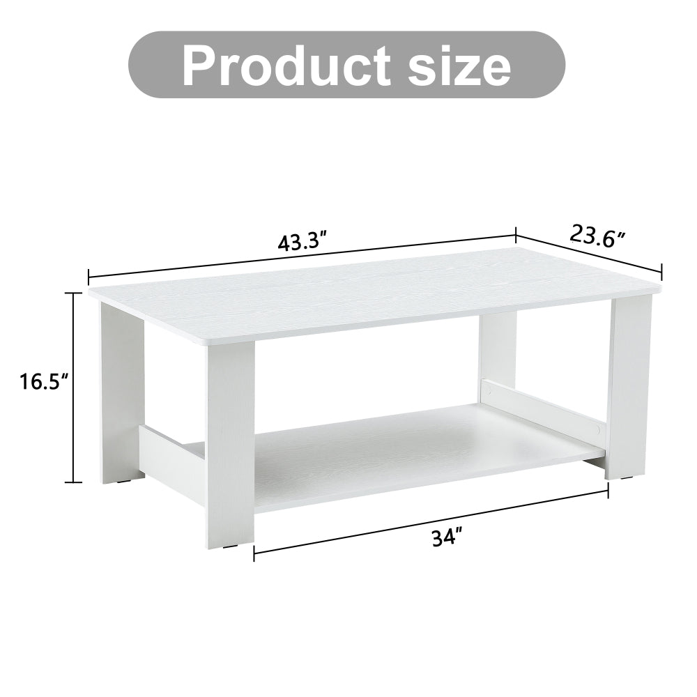 George Coffee Table (White)