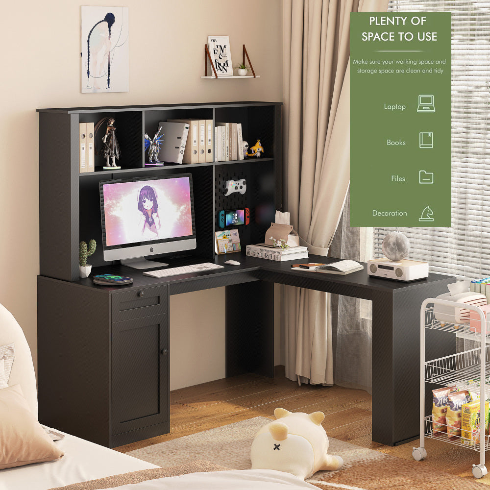 Aubriella Office Desk (Black)