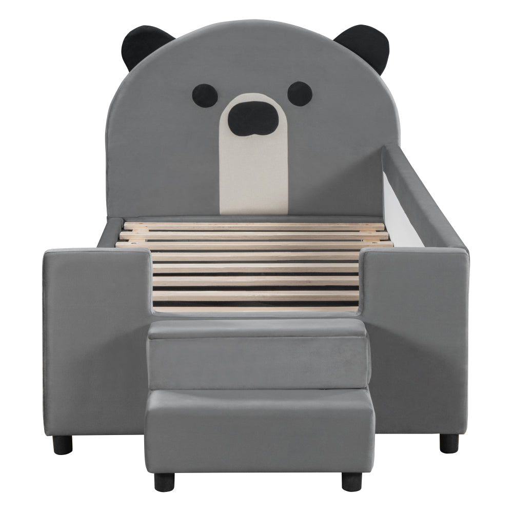 Delgado Kids Bed, Twin (Grey)