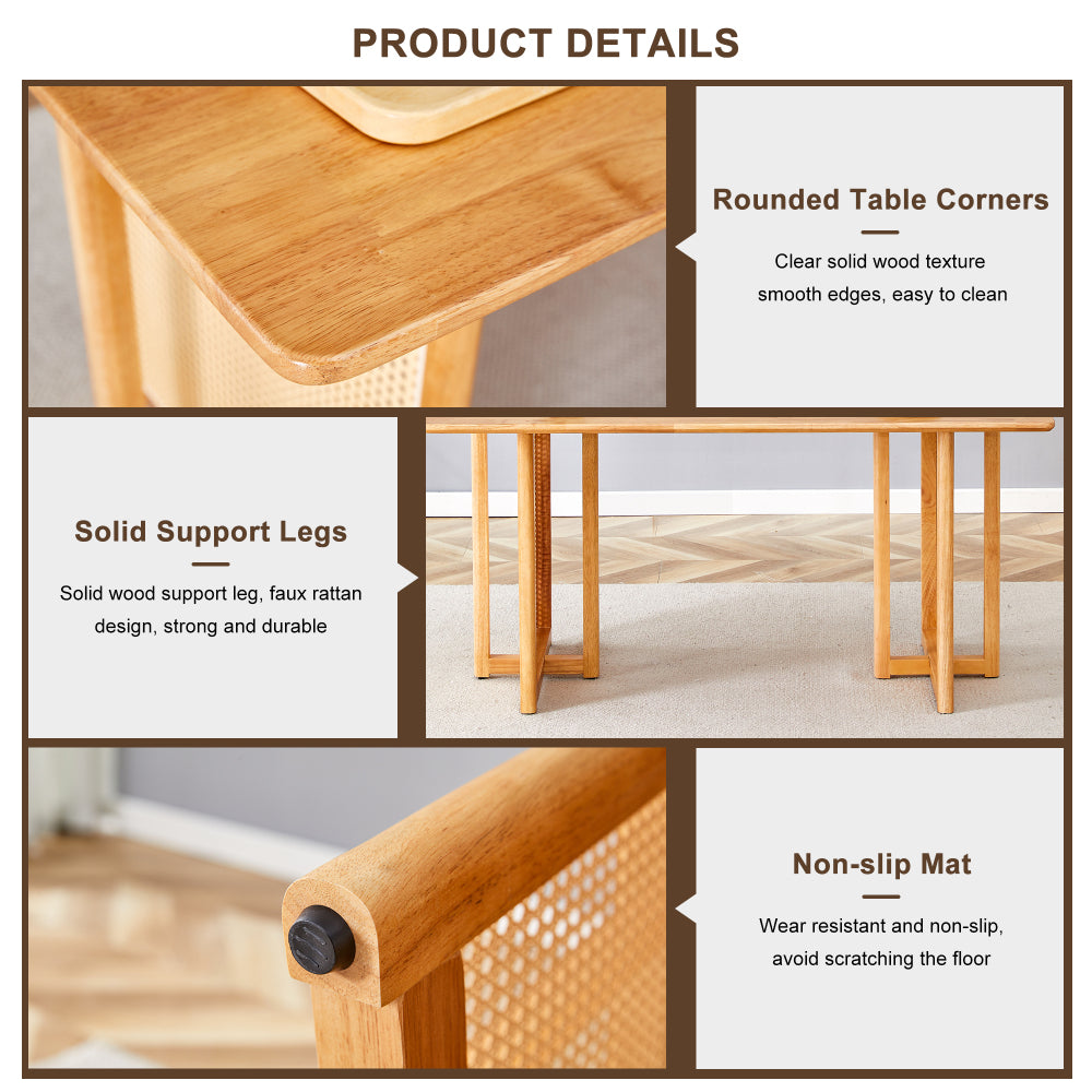 Estes Dining Set, Set of 5 (Natural)