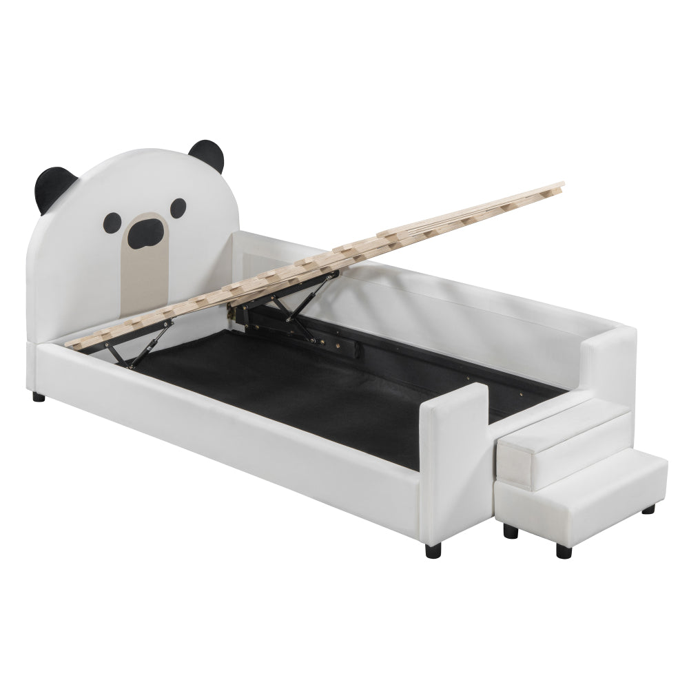 Delgado Kids Bed, Twin (White)
