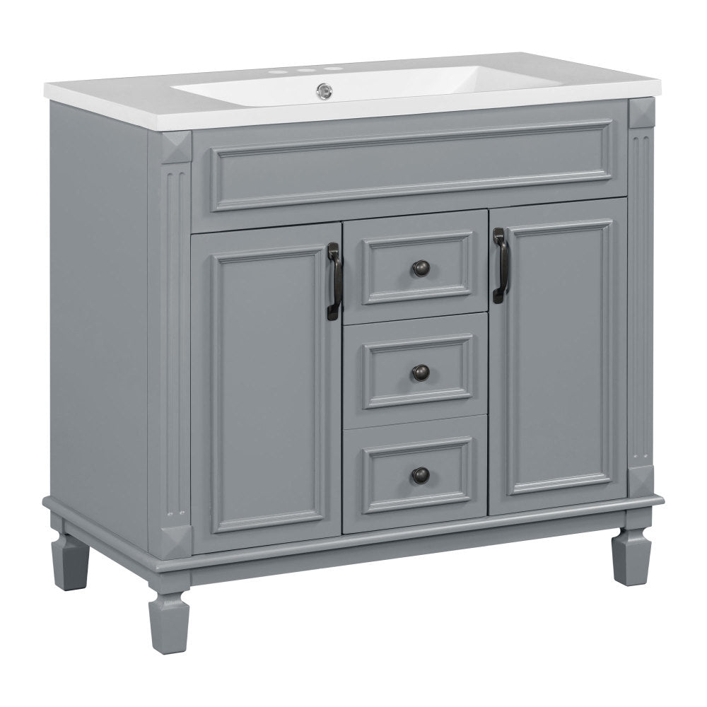 Becker Bathroom Vanity (Grey)