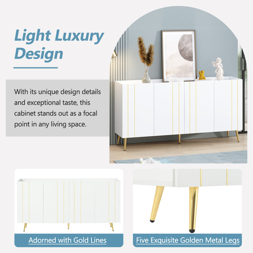Meyer Accent Cabinet (White)