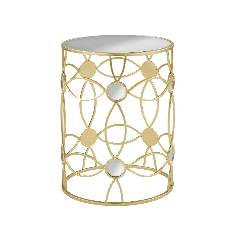 Keilani End Table, Gold
