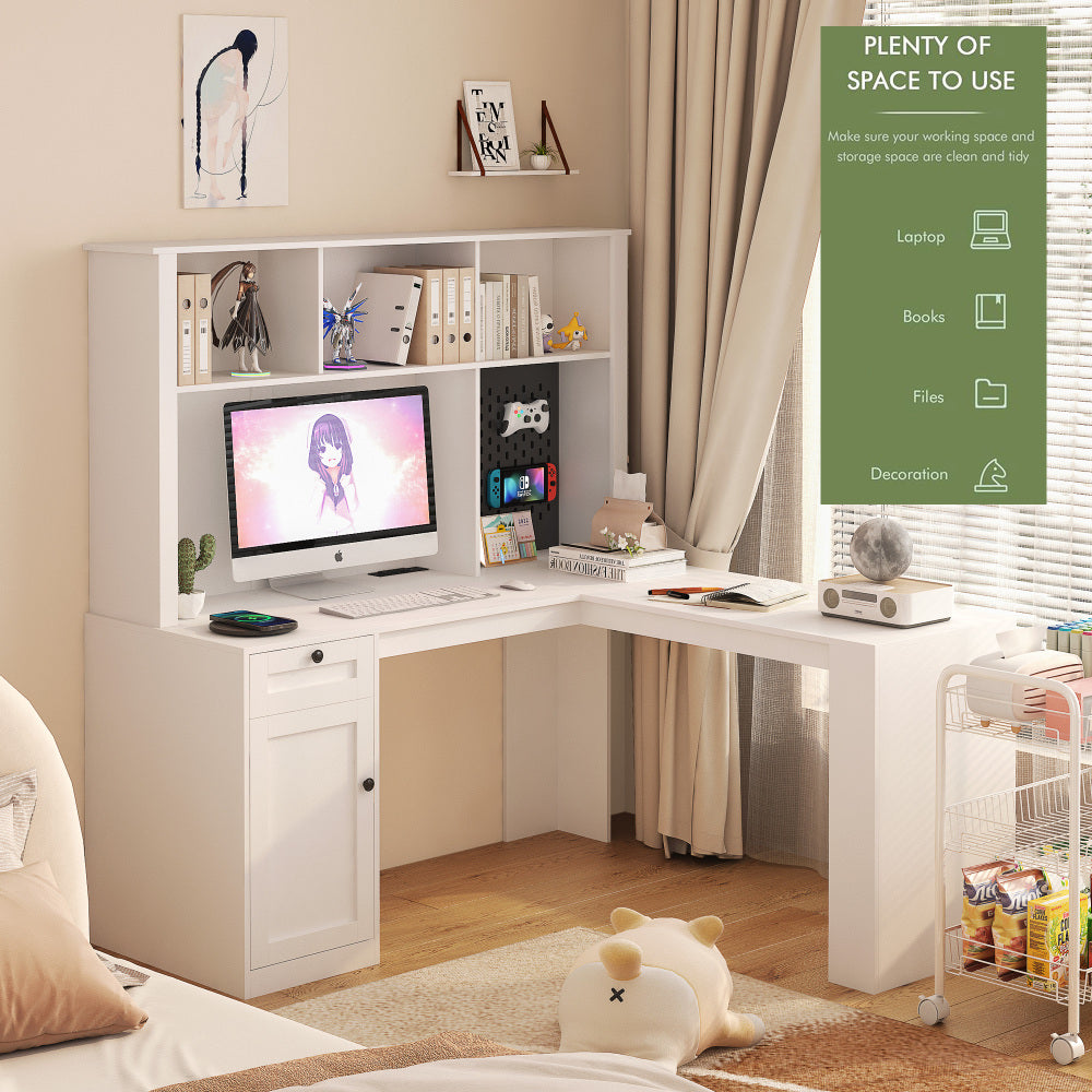 Aubriella Office Desk (White)
