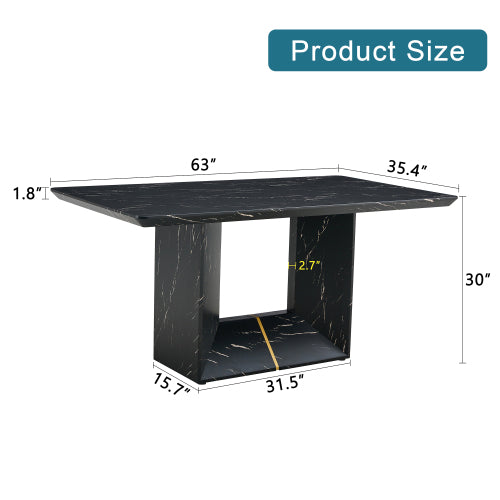 Larsen Dining Table (Black)