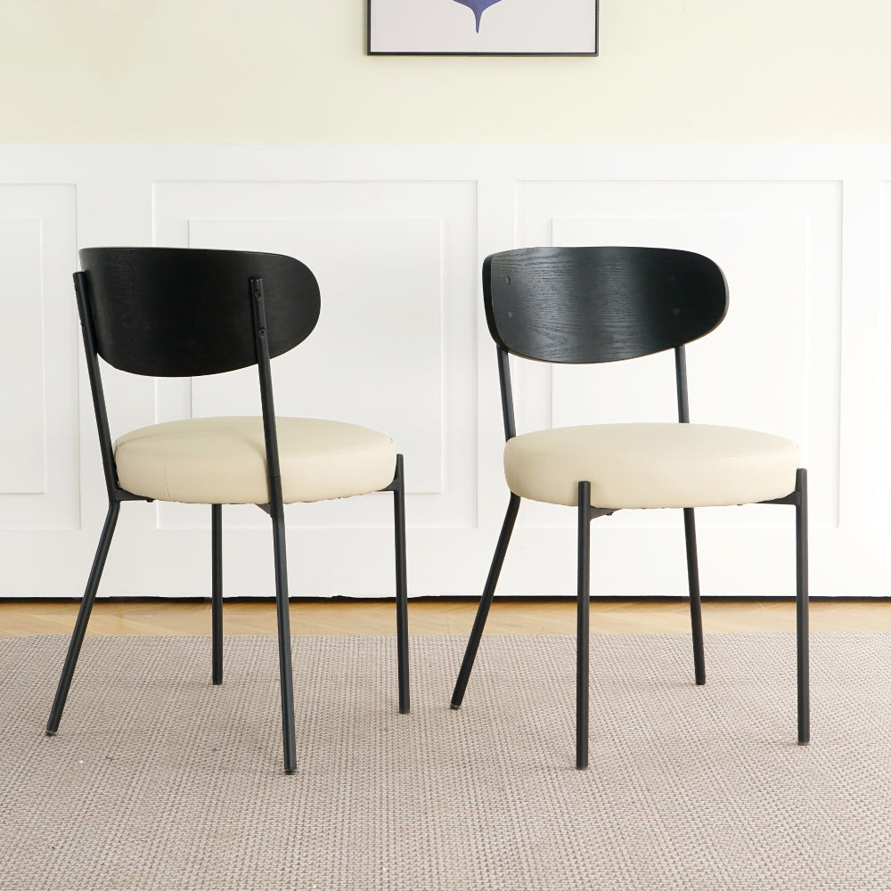 Emerald Dining Chair, Set of 2 (Black)