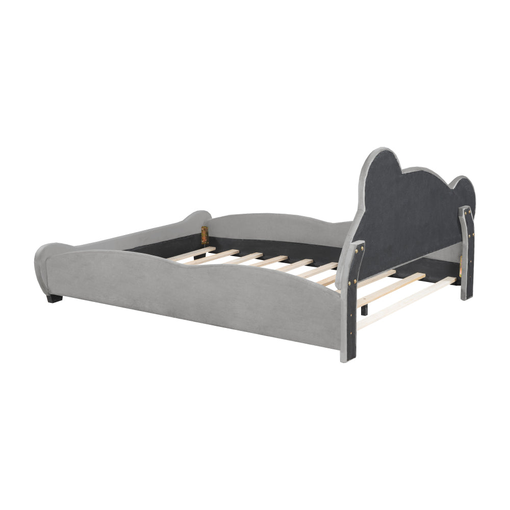 Lester Kids Bed, Full (Grey)