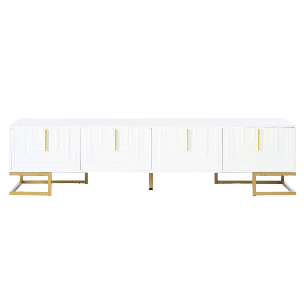 Hugh TV Stand (White)