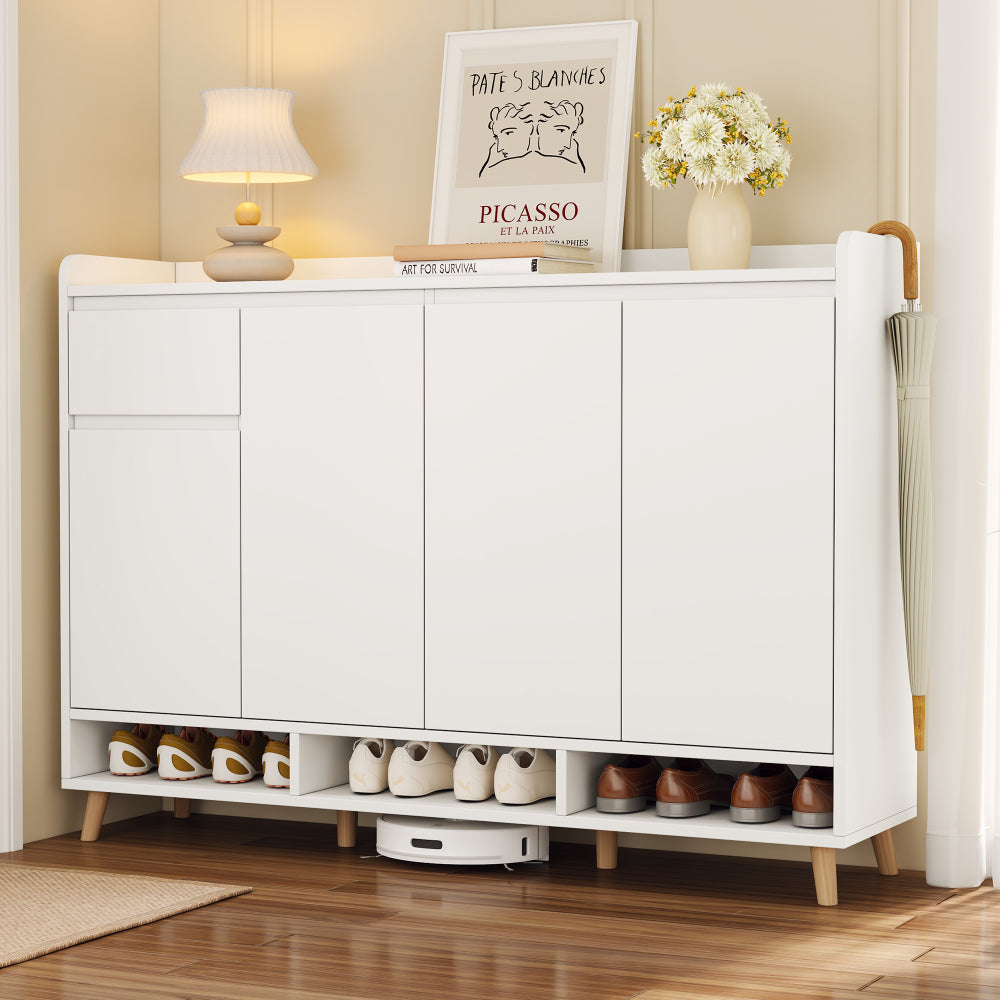Ibrahim Shoe Cabinet (White)