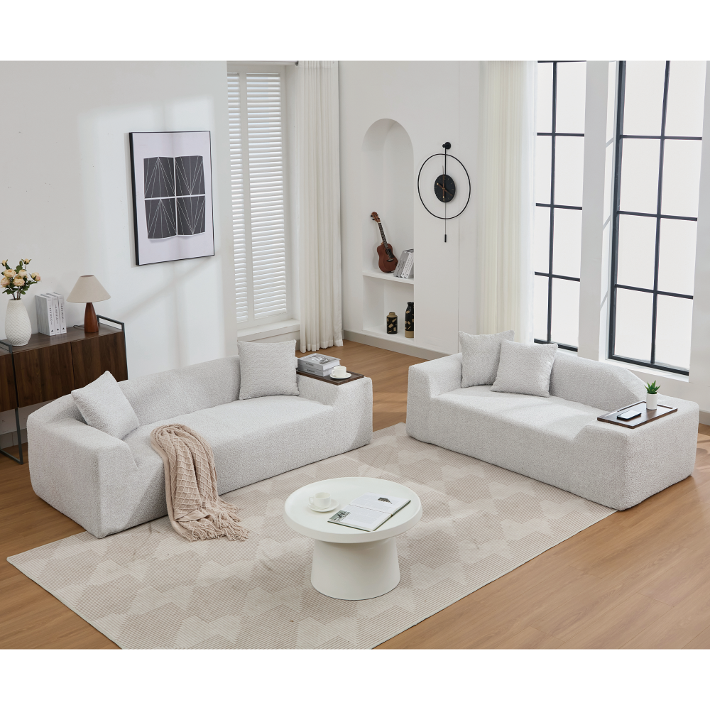 Jazmine Sofa, Light Gray