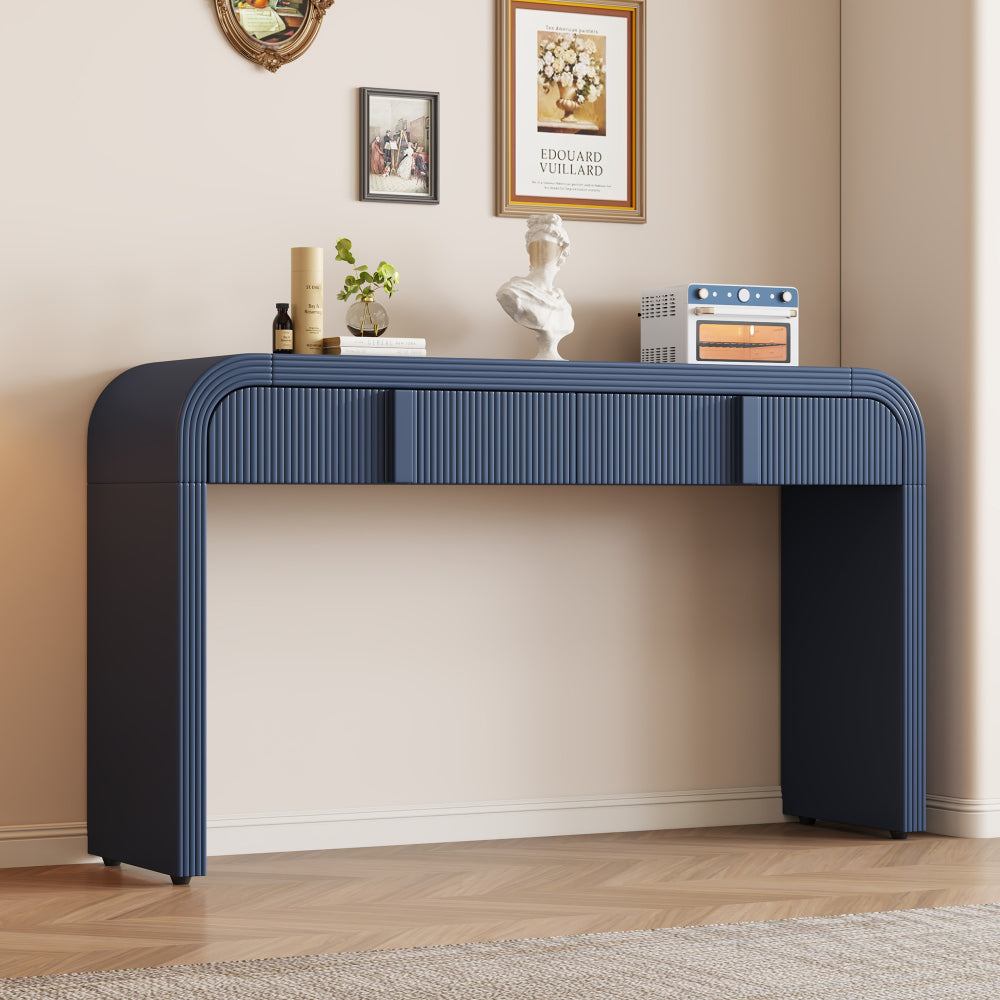 Boyd Accent Table (Navy Blue)
