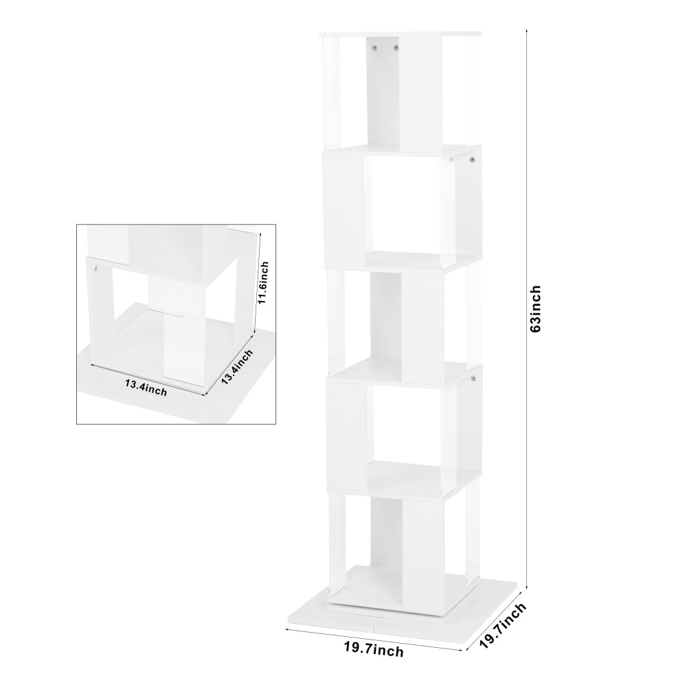 Emani Bookshelf (White)