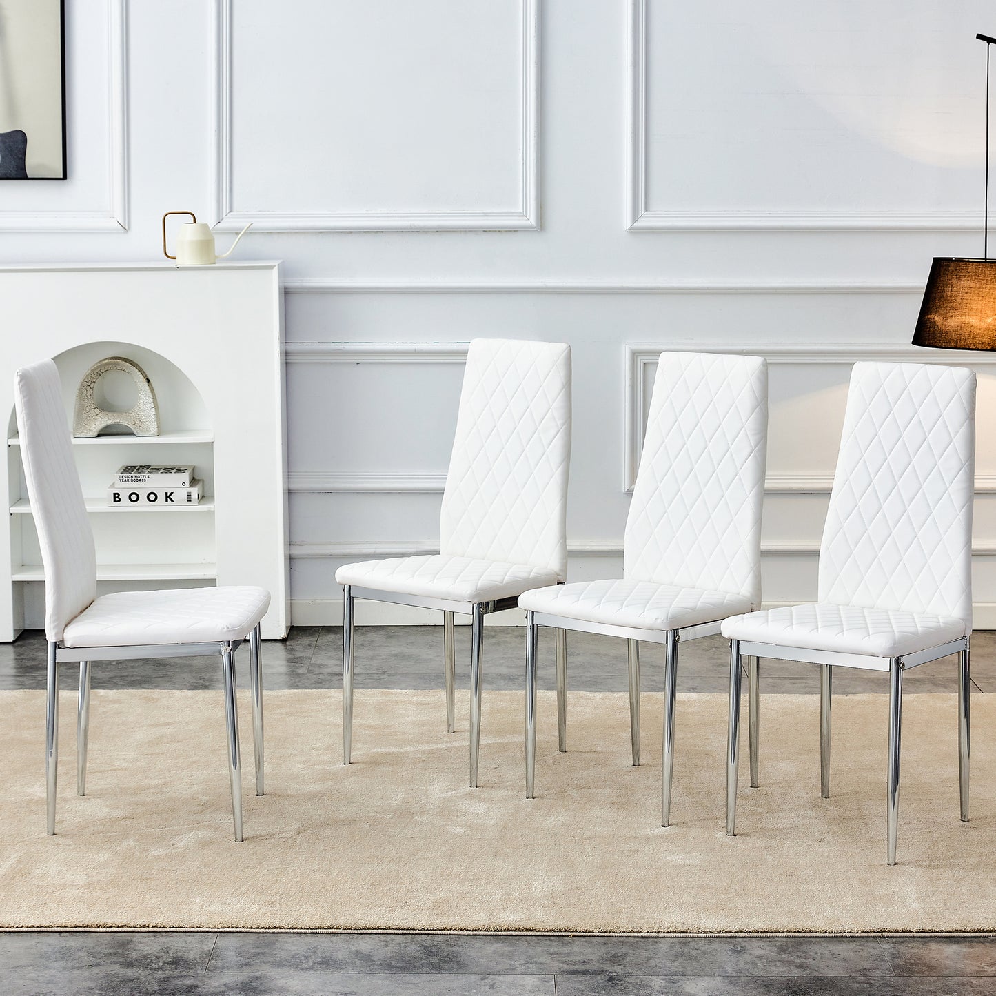 Gordon Dining Chair, Set of 4 (White)