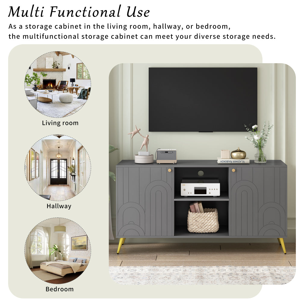 Aitana TV Stand, Grey