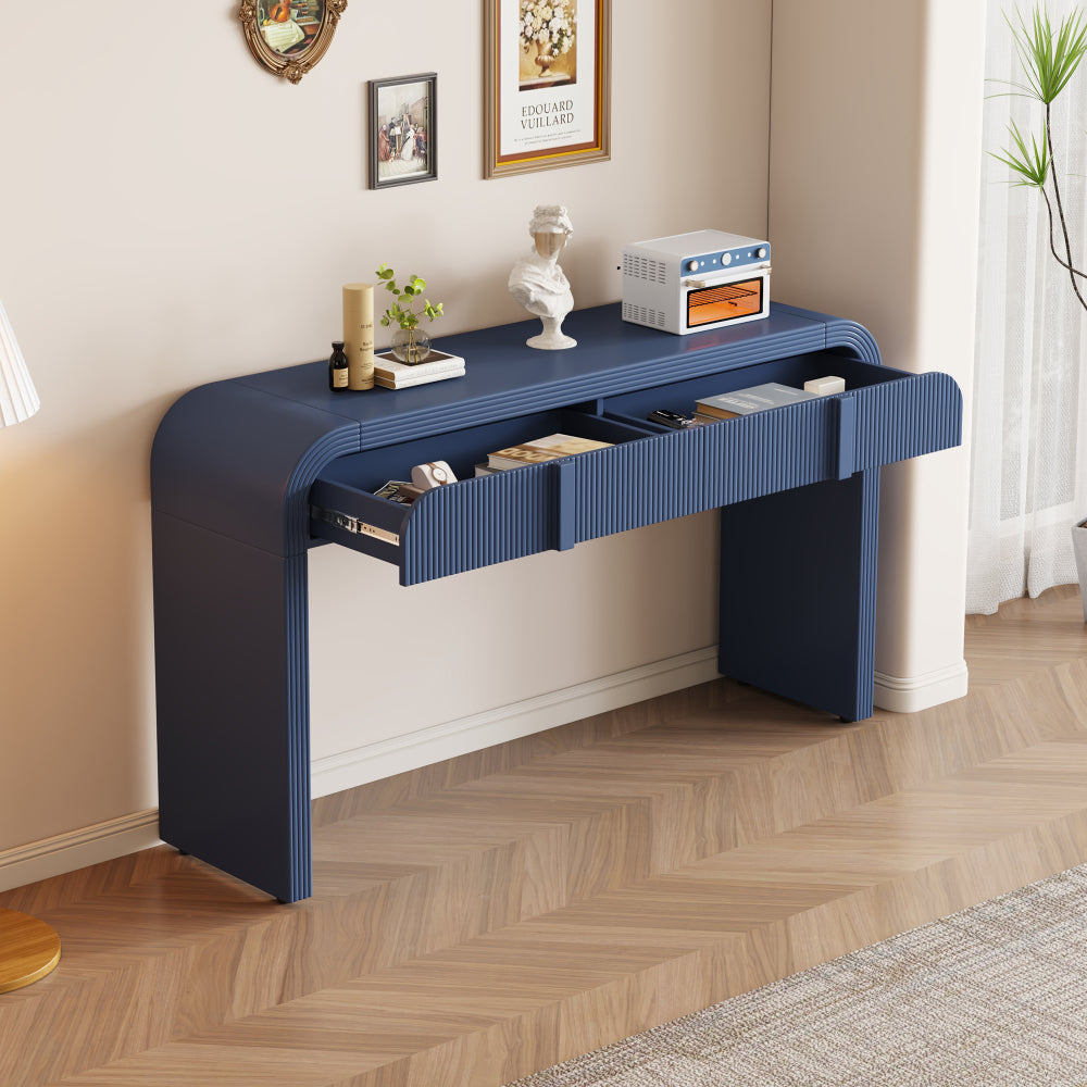 Boyd Accent Table (Navy Blue)
