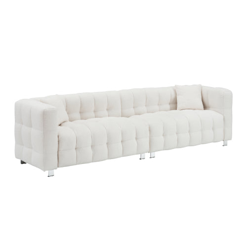 Siena 102" Sofa (White)