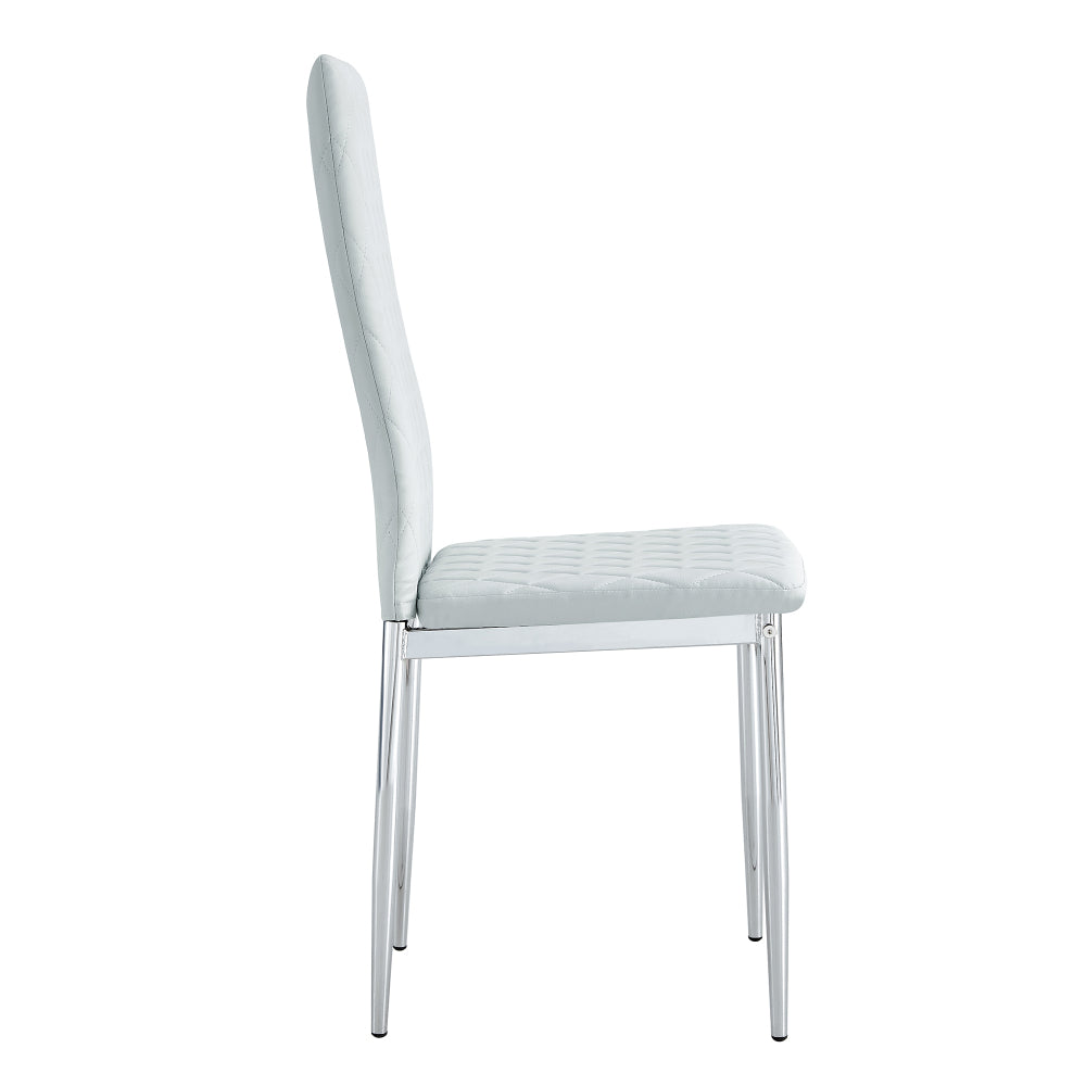 Gordon Dining Chair, Set of 6 (Light Gray)