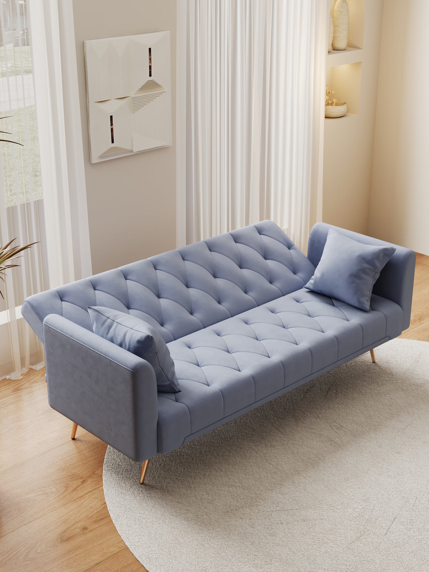Randolph Sofa Bed (Grey)