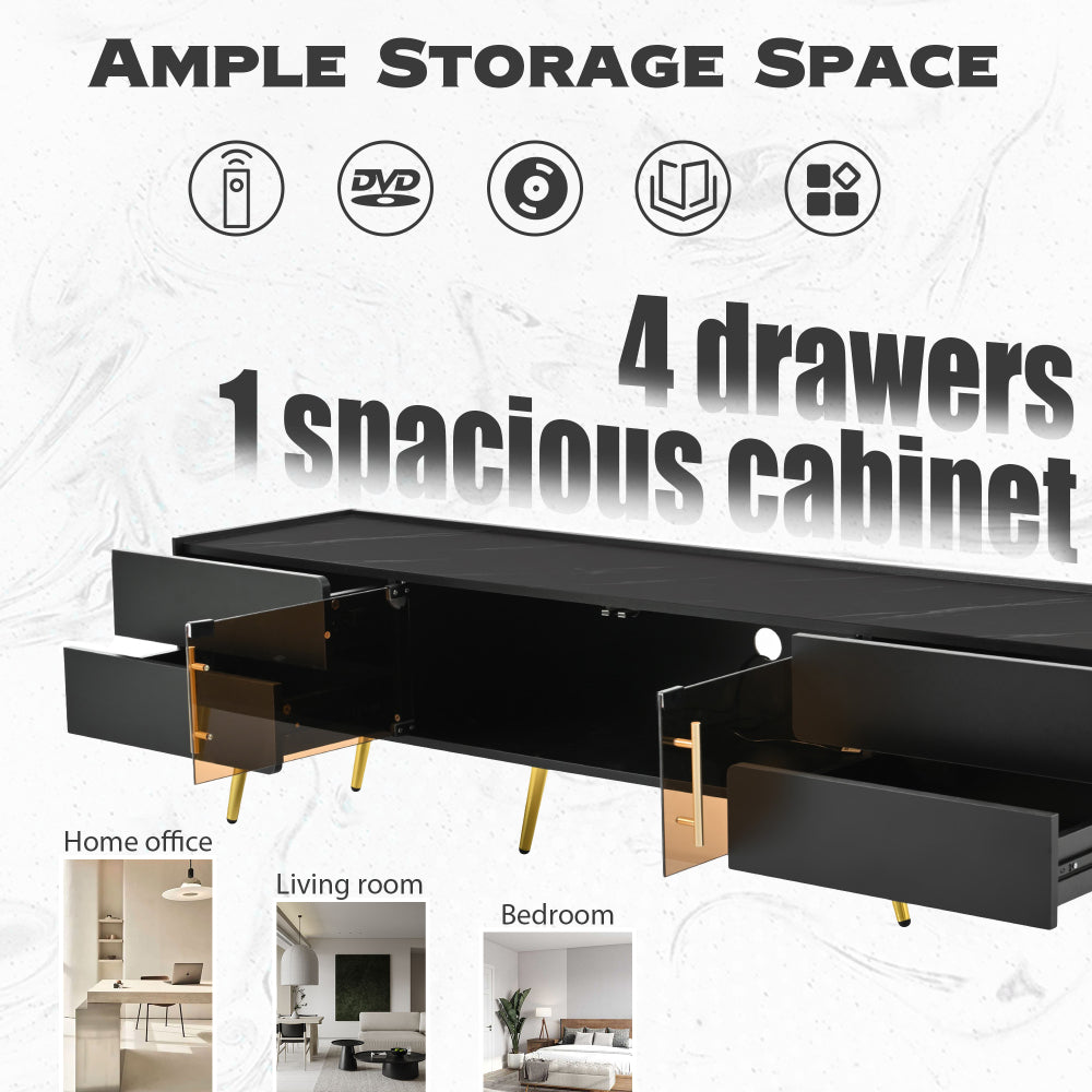 Evelynn TV Stand (Black)