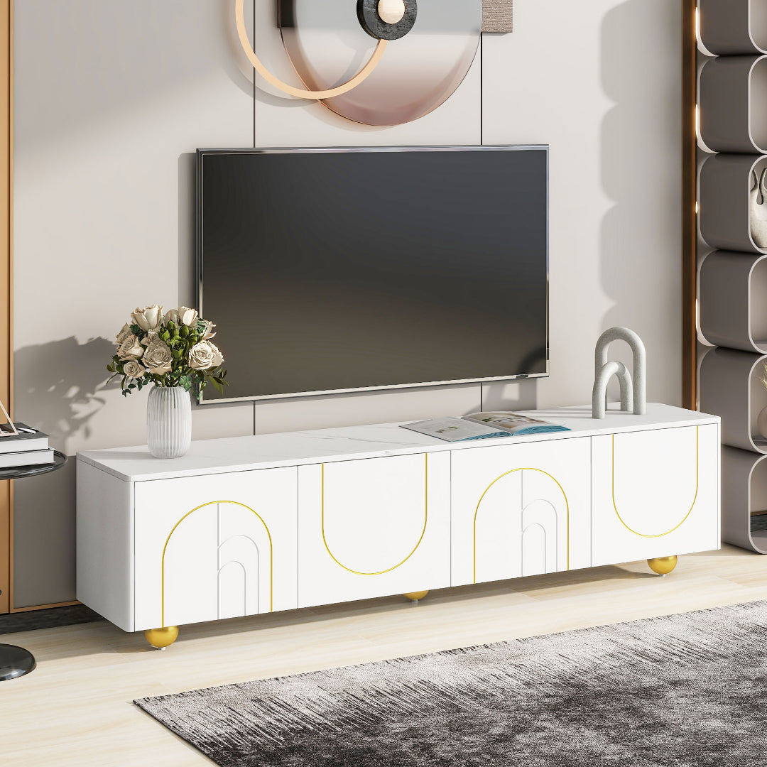 Everett TV stand (White)