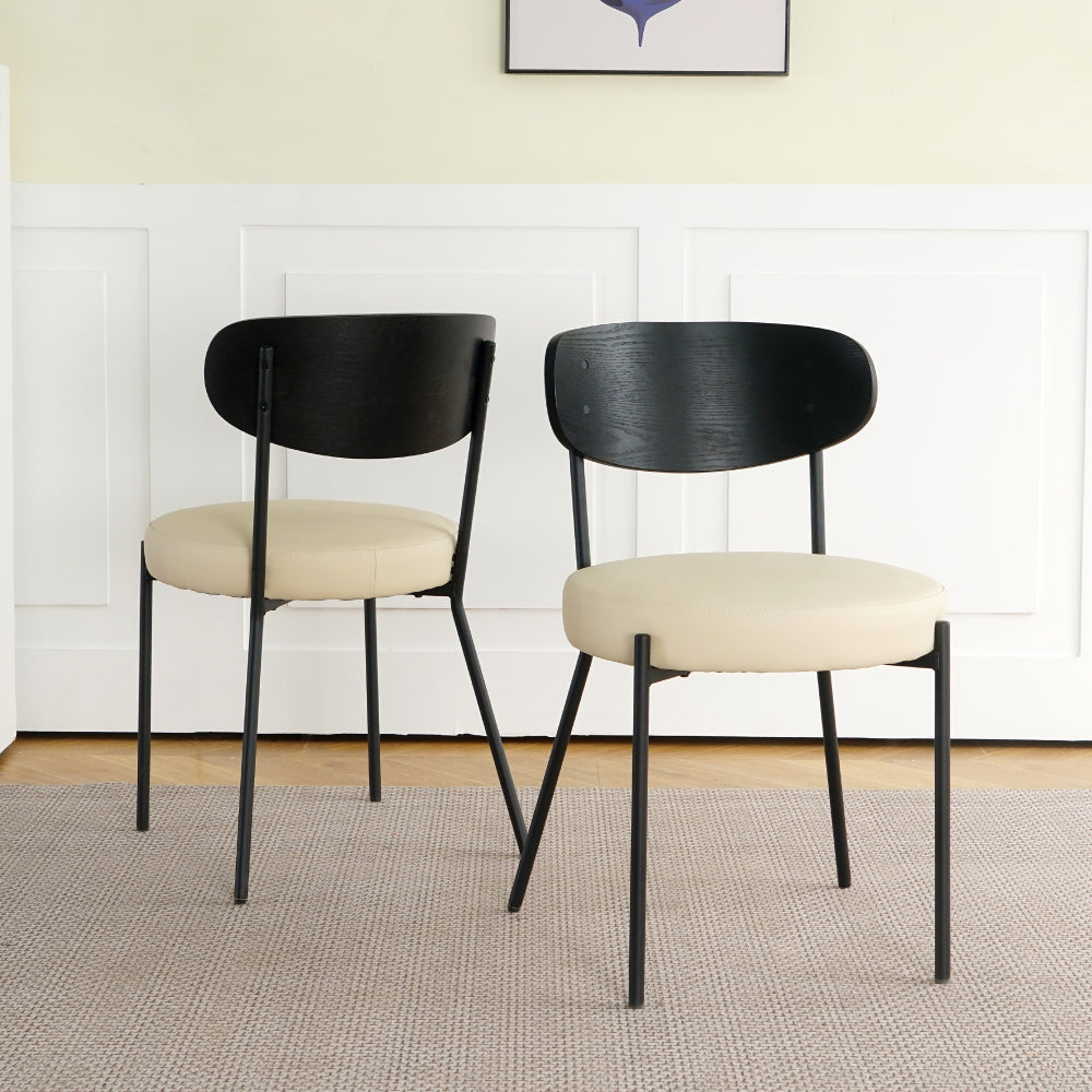 Emerald Dining Chair, Set of 2 (Black)
