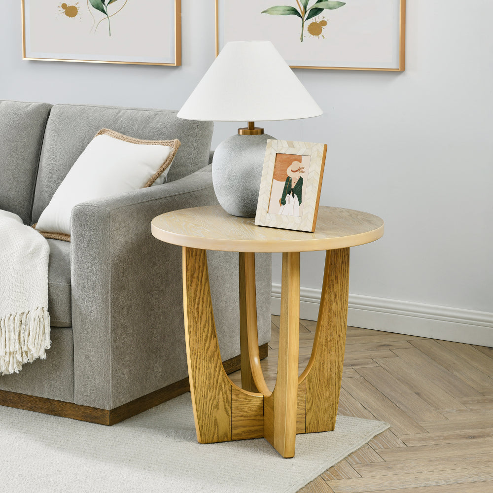 Singleton End Table, Natural
