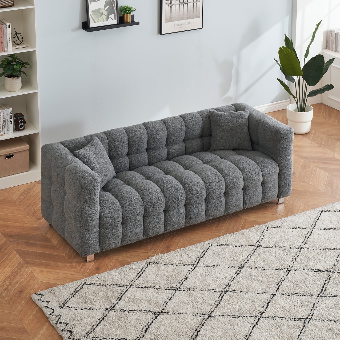 Siena 80" Sofa (Gray)