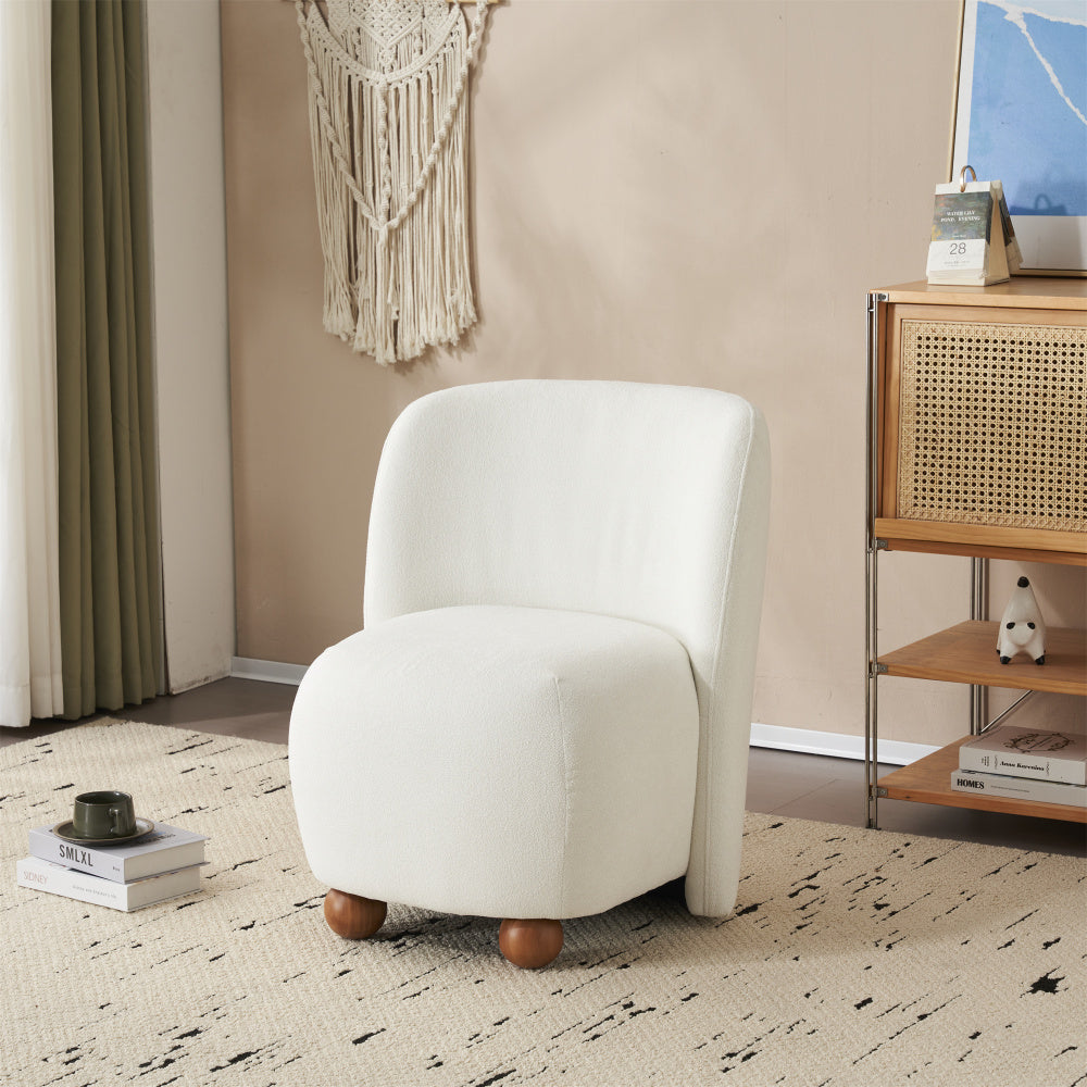 Jacobson Lounge Chair, White