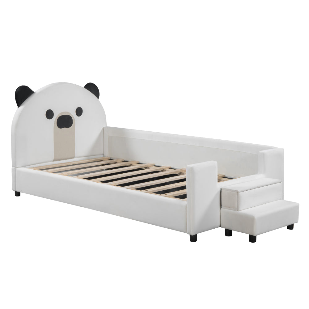 Delgado Kids Bed, Twin (White)
