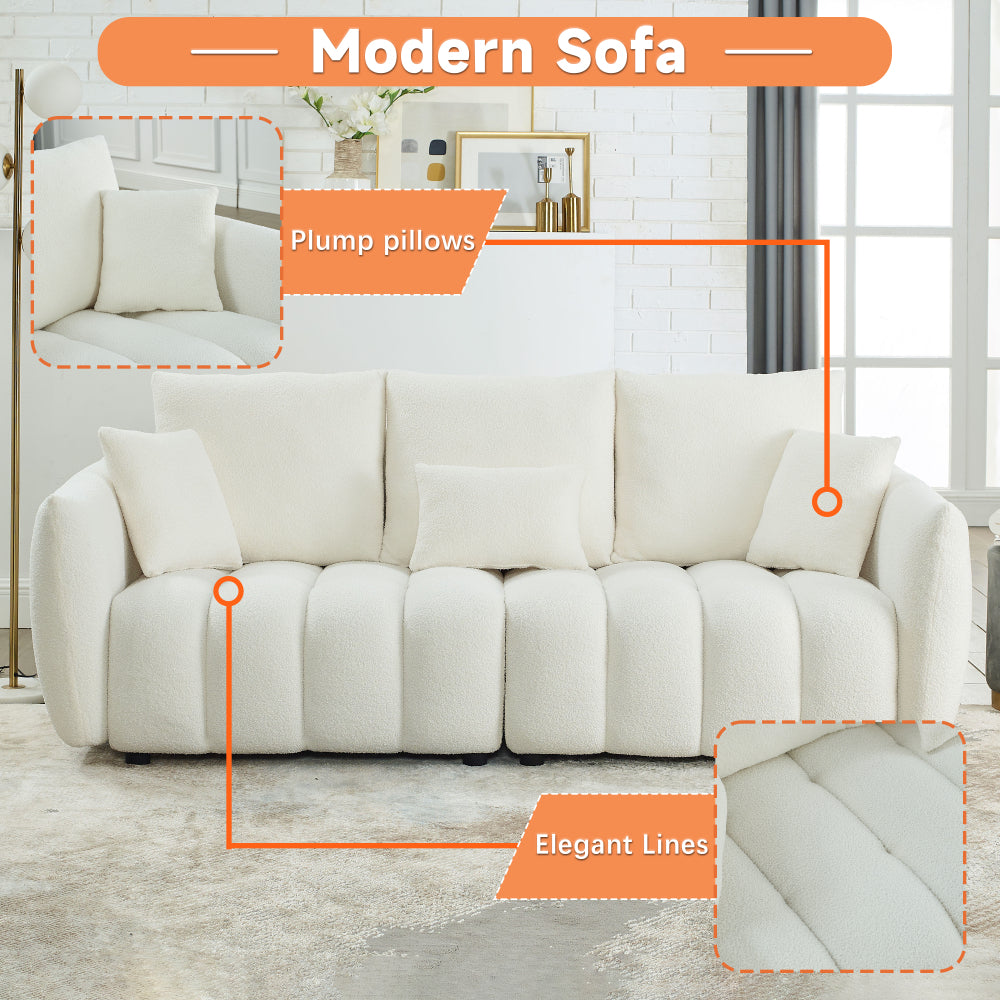 Jasper Sofa, White