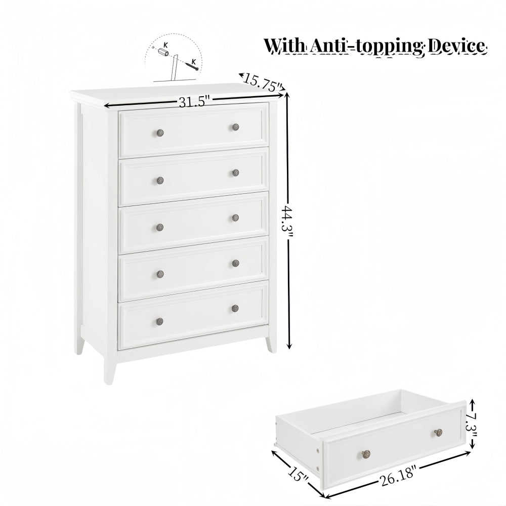 Coleman Dresser, 5 Drawers