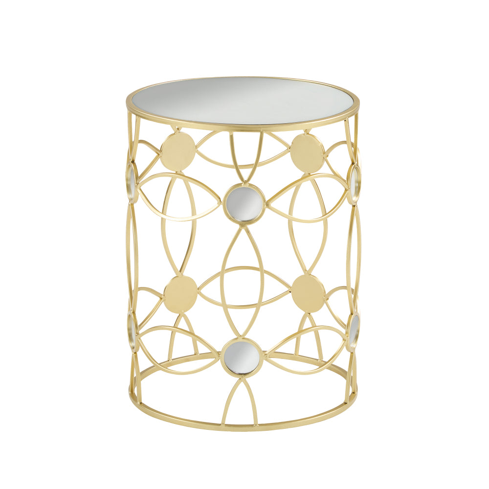 Keilani End Table, Gold