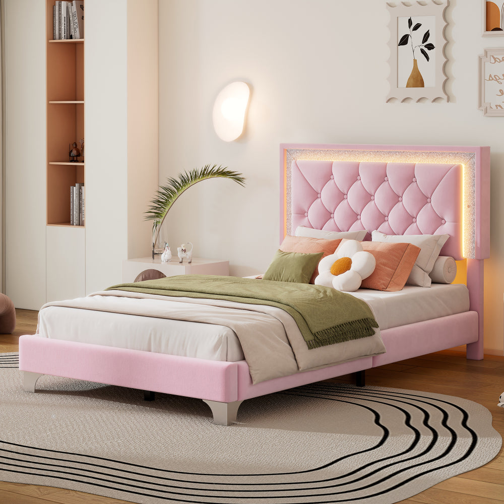 Denver Kids Bed, Twin (Pink)