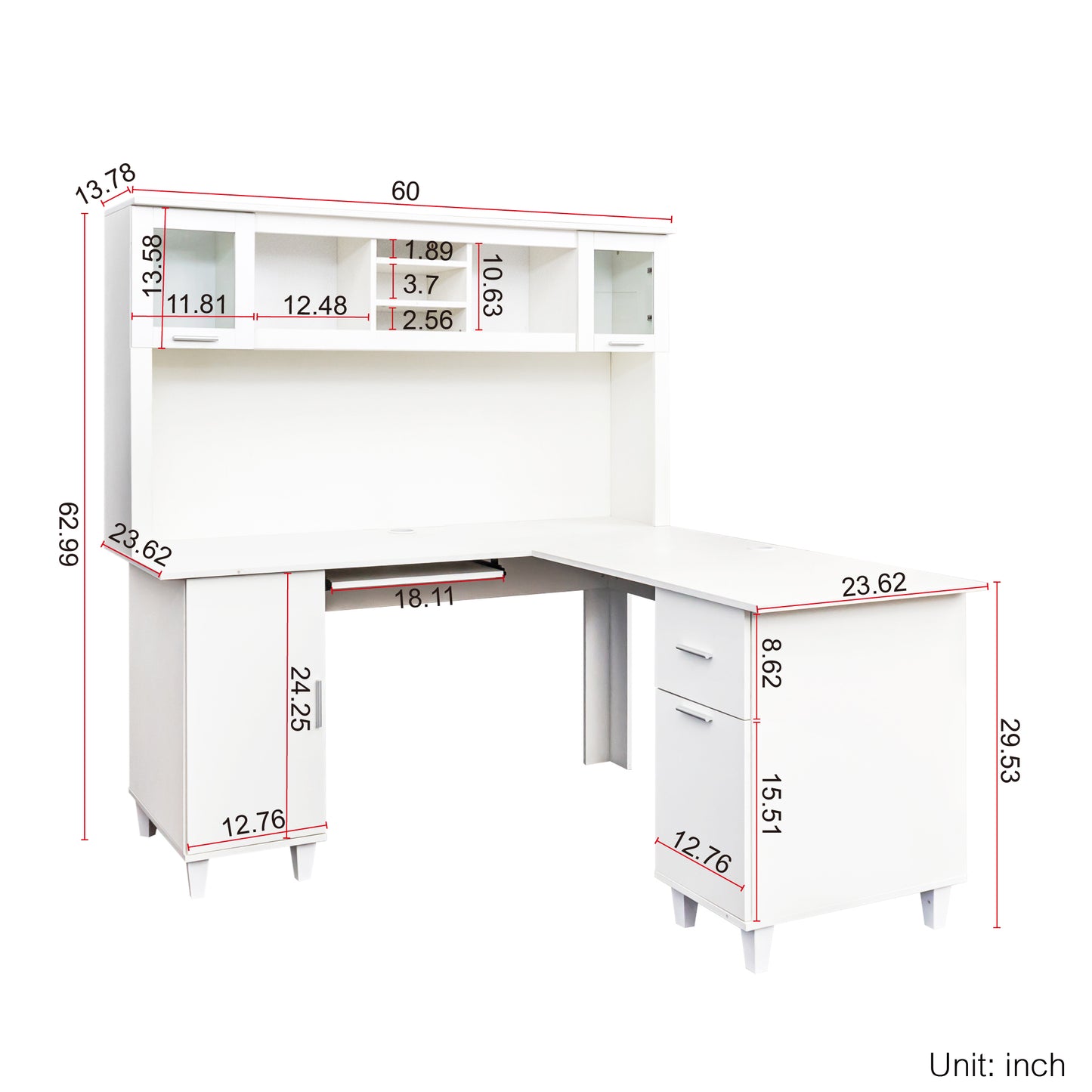Fisher Office Desk (Right)