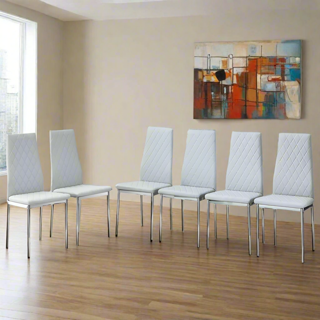 Gordon Dining Chair, Set of 6 (Light Gray)