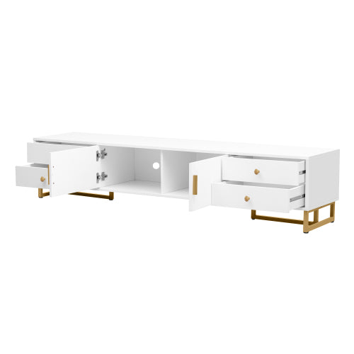 Clark TV Stand (White)