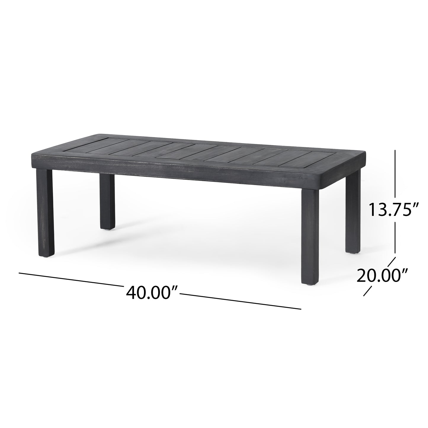 Kamiyah Patio Set, Set of 4 (Dark Gray)