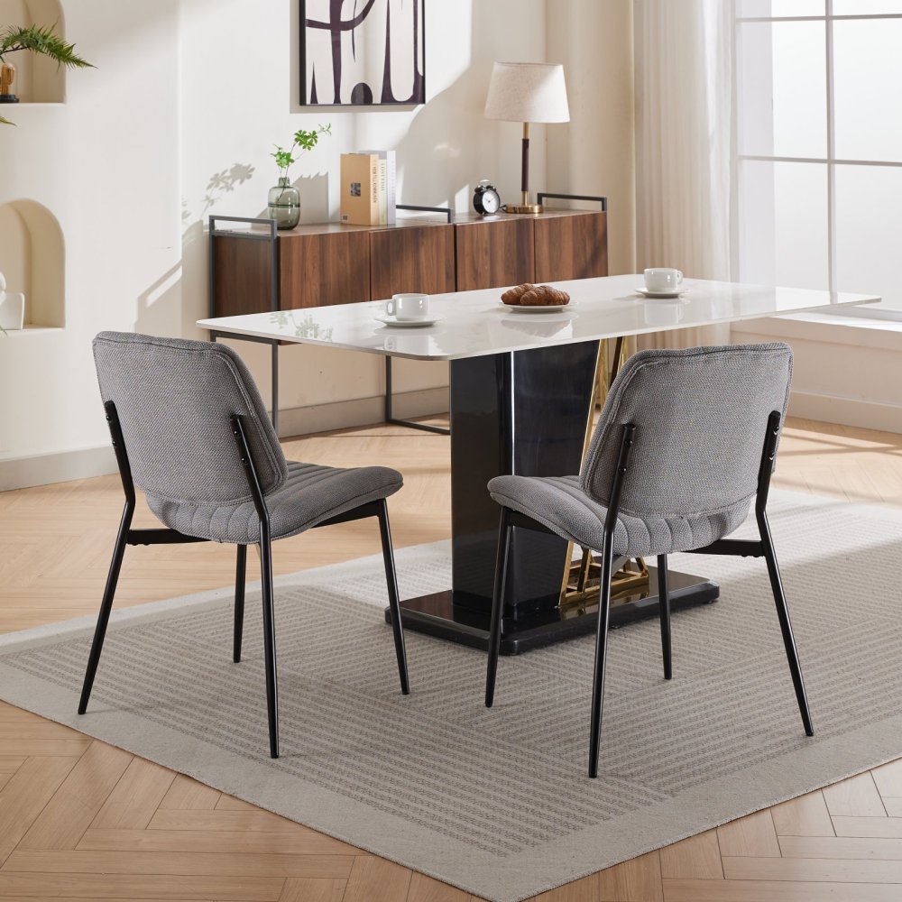 Vihaan Dining Chair, Set of 2 (Gray)