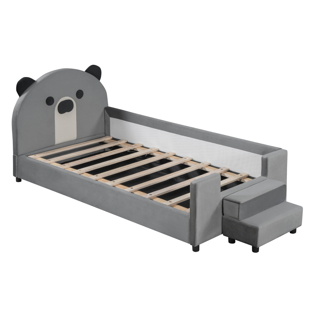 Delgado Kids Bed, Twin (Grey)
