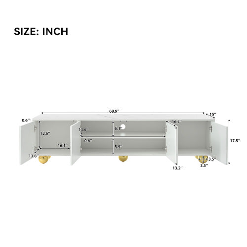 Everett TV stand (White)