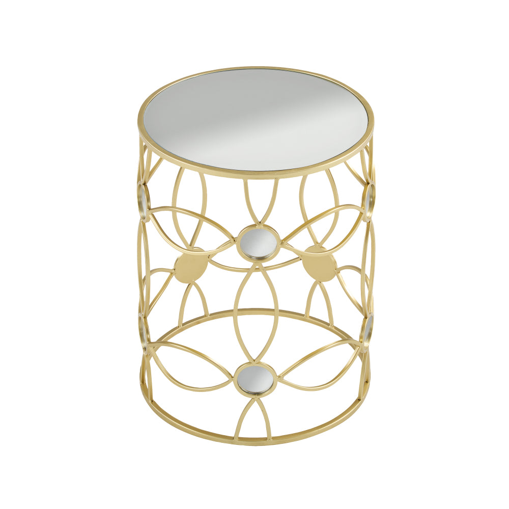 Keilani End Table, Gold