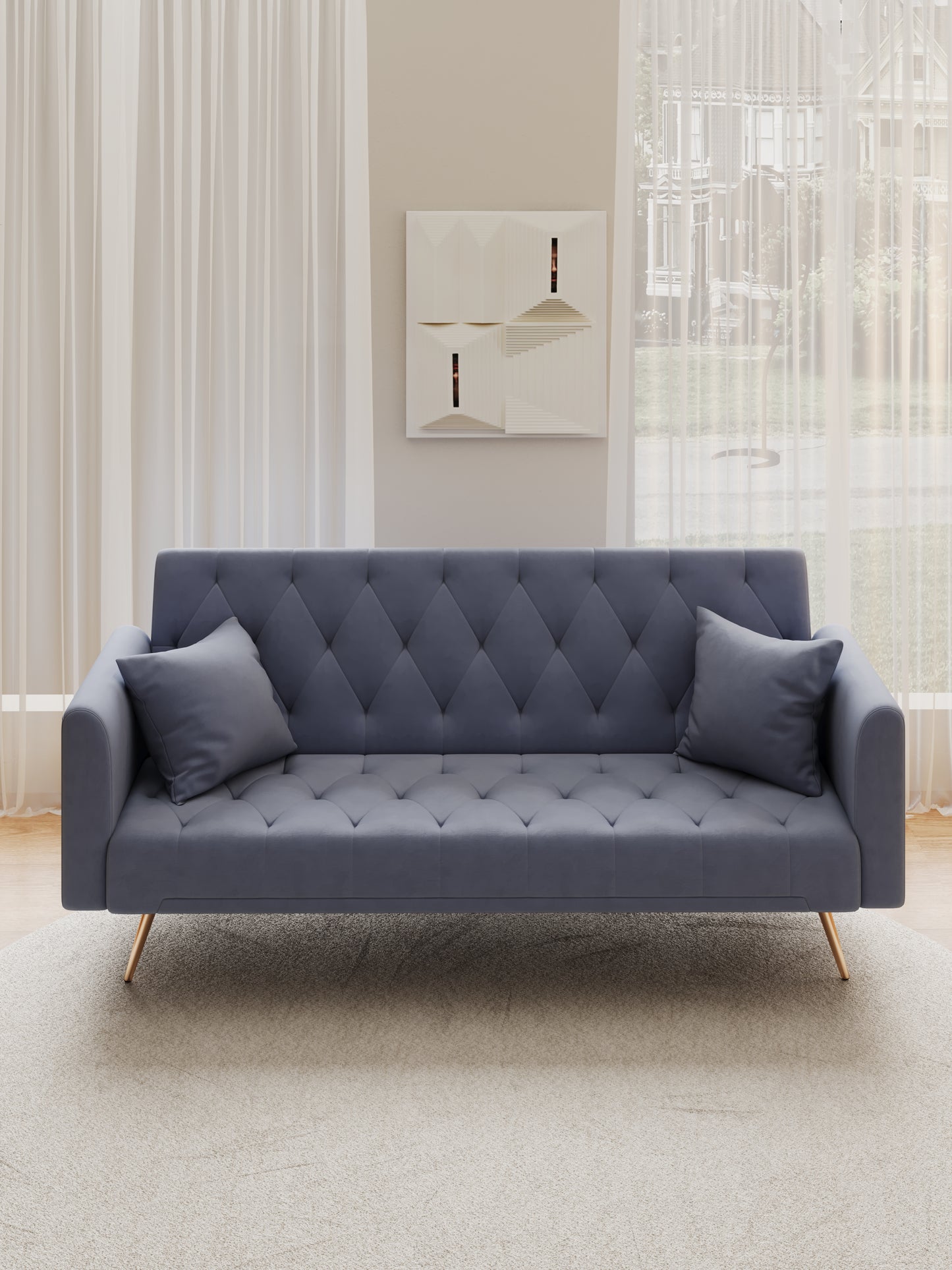 Randolph Sofa Bed (Grey)