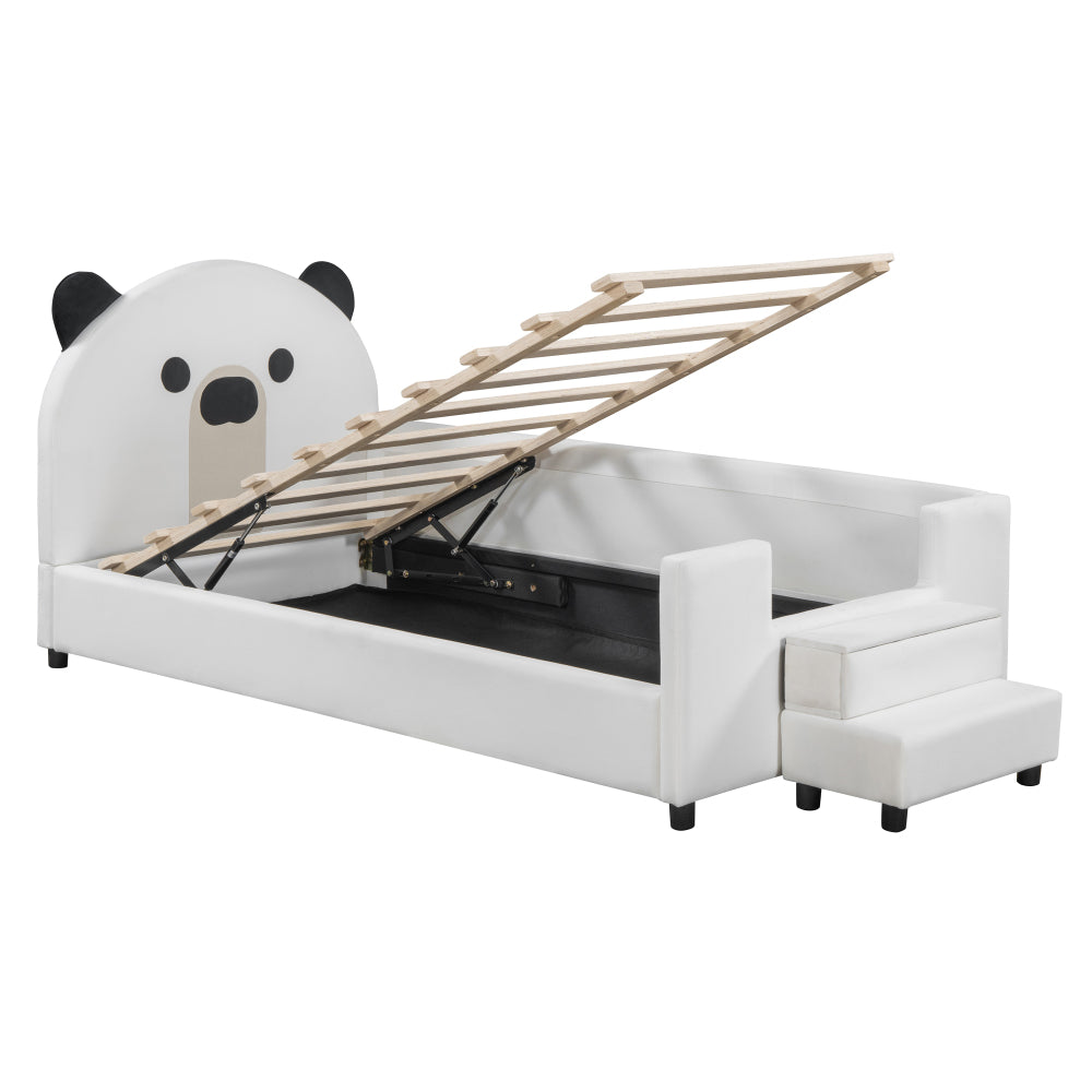Delgado Kids Bed, Twin (White)