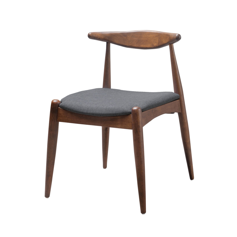 Lilliana Dining Chair, Set of 2 (Brown+Grey)
