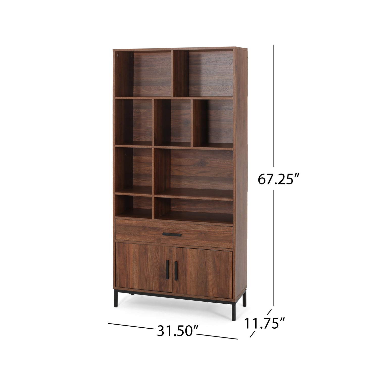 Elliana Bookshelf (Brown)