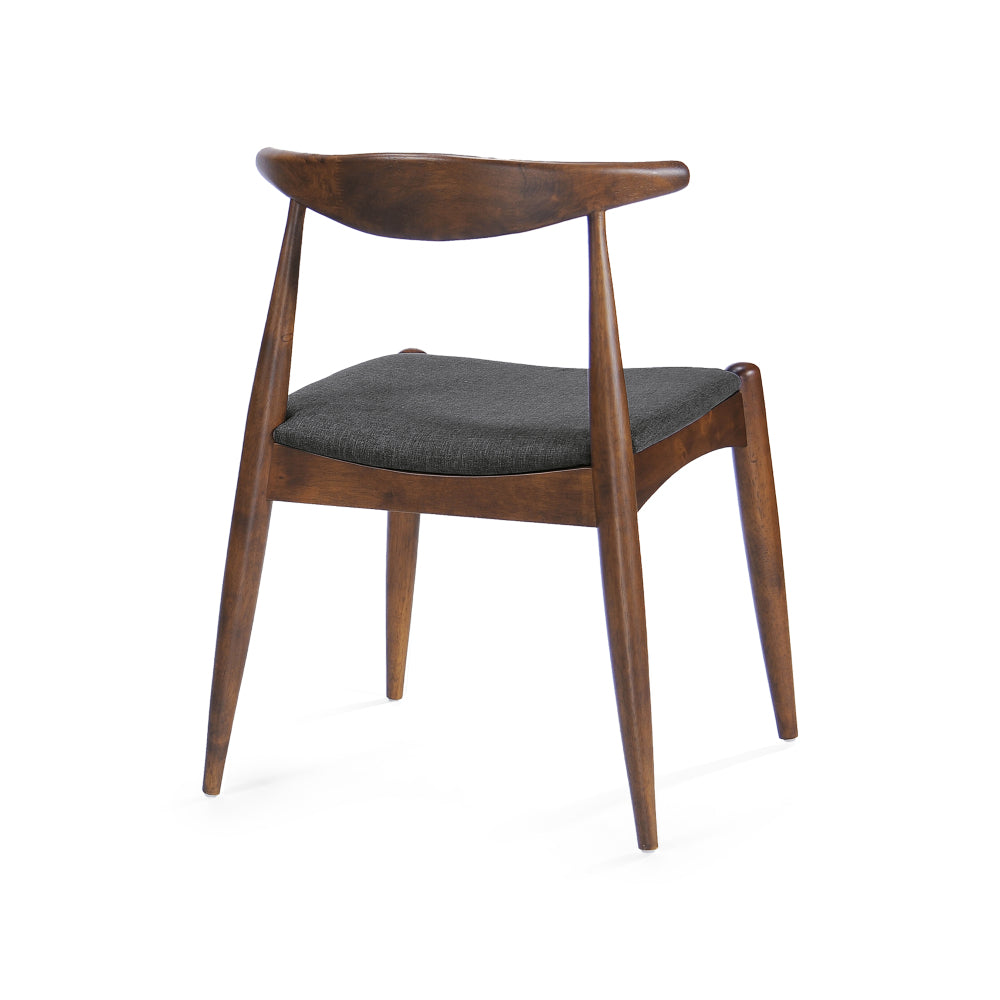 Lilliana Dining Chair, Set of 2 (Brown+Grey)